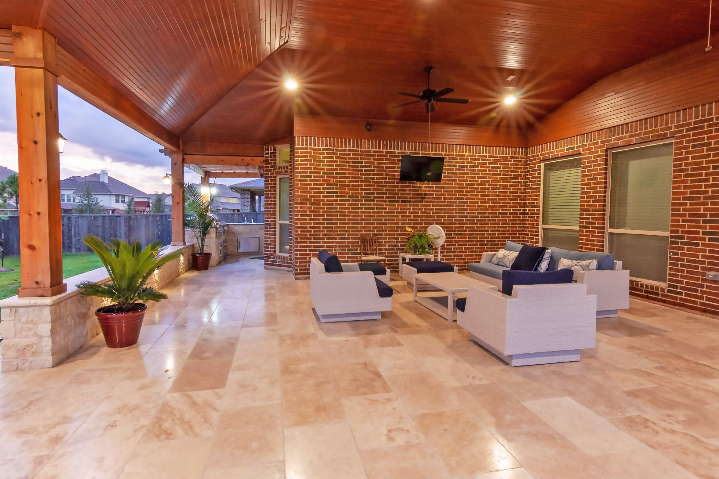 Luxurious Patio Cover in Katy Texas