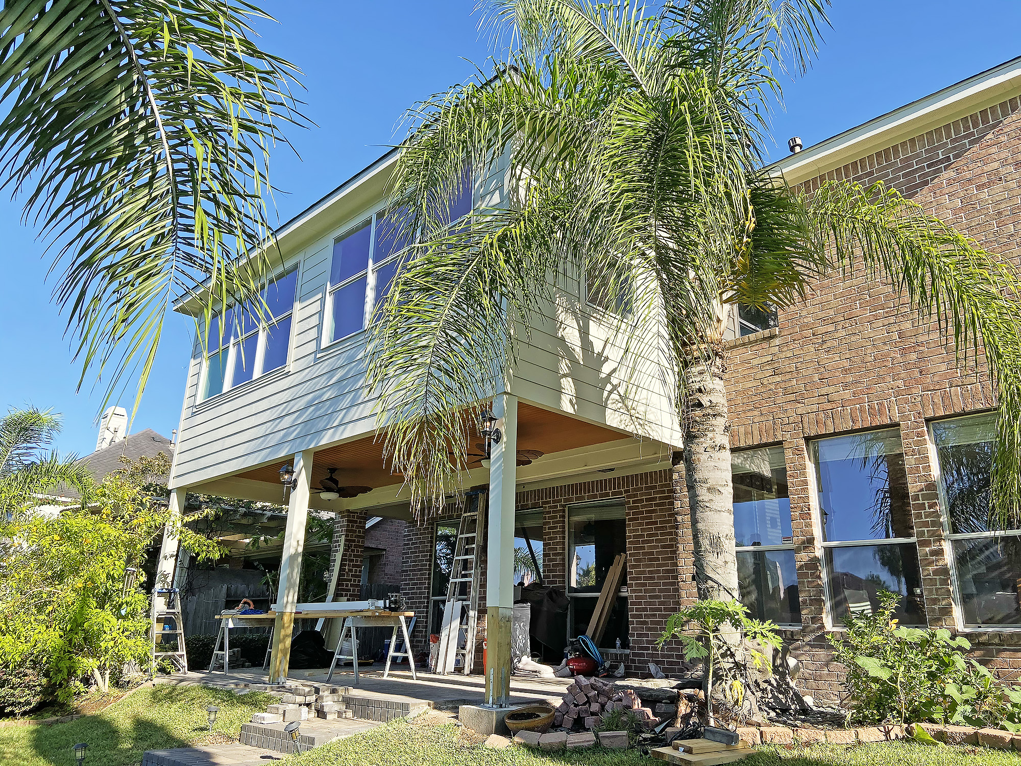 Patio Cover Upper Room Addition, Cypress
