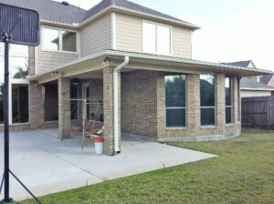 After Photo of Room Addition Patio Cover Sugar Land